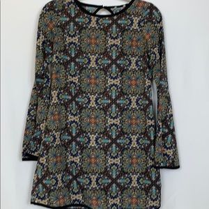 No tags multi colored tunic top or dress bust 16”